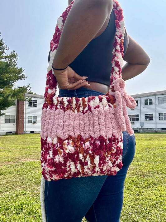 Strawberry Velvet (Crossbody Bag)